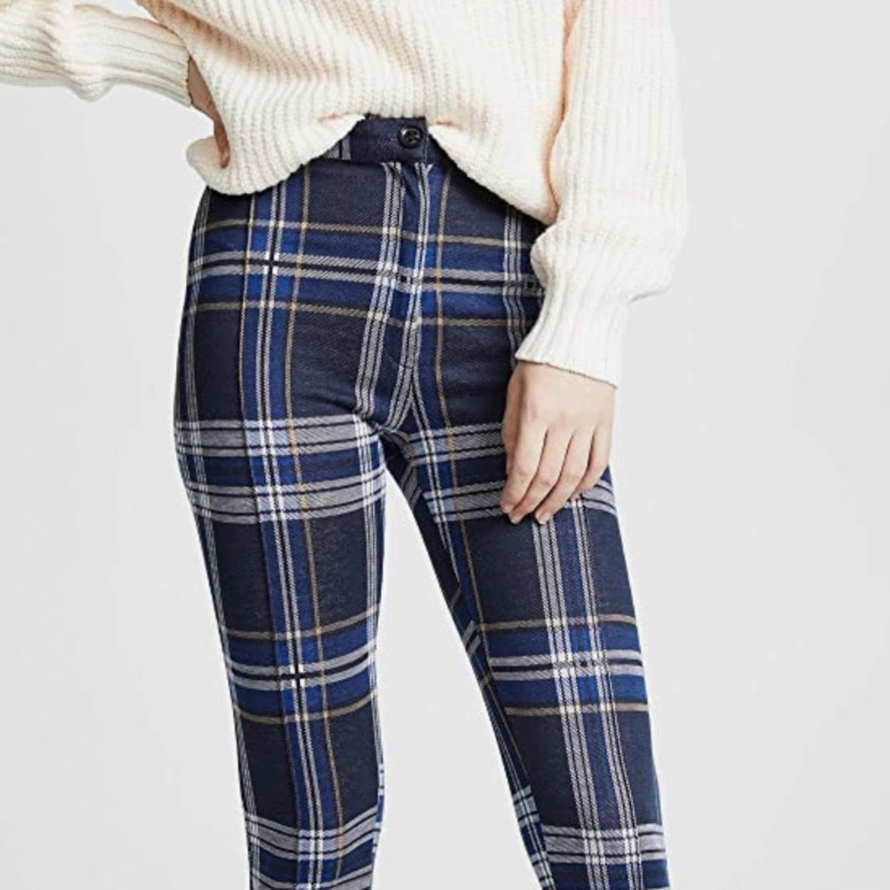 Free People Carnaby Plaid Pants